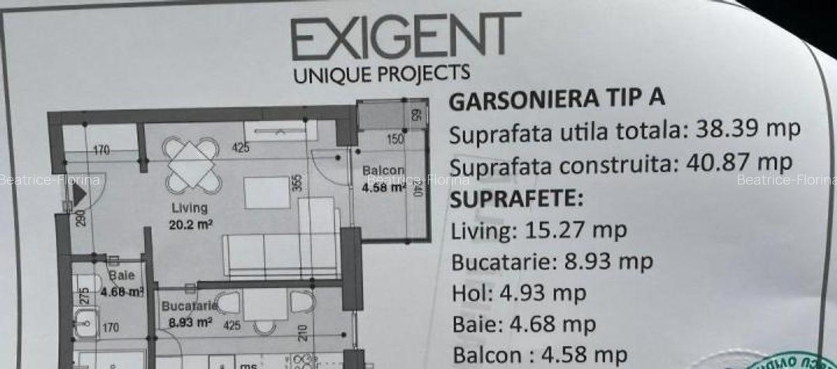 GARSONIERA PLAZA RESIDENCE FAZA 5 BLOC NOU METROU - 5