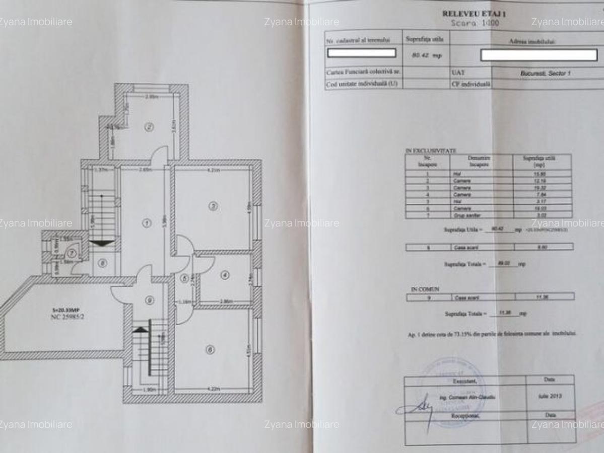 Duplex Elegant în Vilă – Aviatorilor / Parcul Kiseleff, 160 mp.  6 camere, Arhitectura / IT - 9