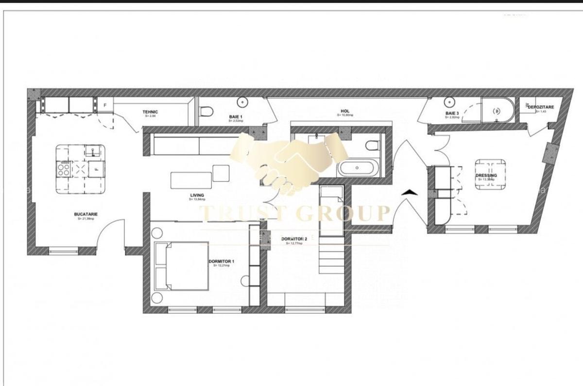 Apartament de lux cu design contemporan in vila interbelica – Cartierul Armenesc - 1