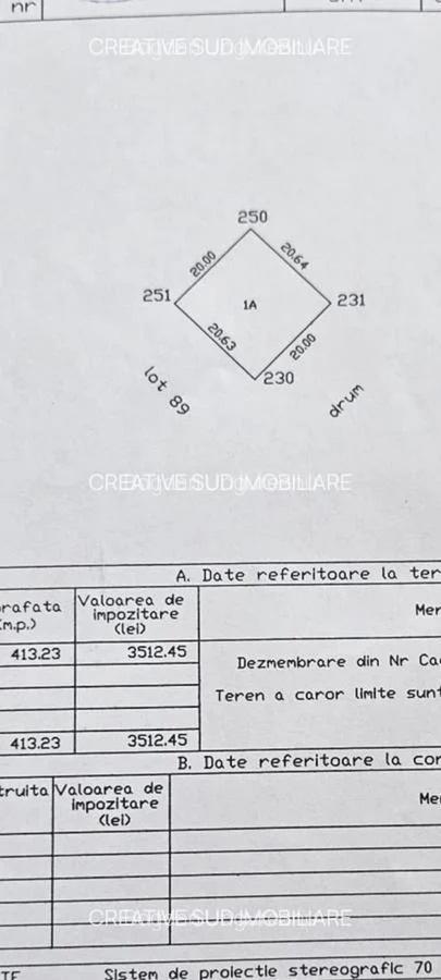 Loturi teren intravilan - 355 mp si 412 mp - Sos.Oltenitei DN 4 / Autostrada A0 - 4