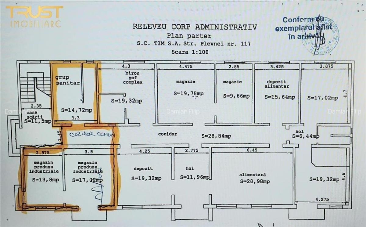 Spatiu comercial la strada, parter, 1?ncaperi  Str. Plevnei - 2