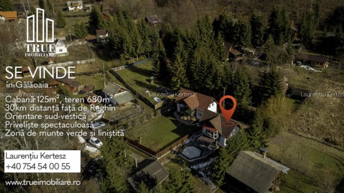 Cabană de vânzare, 125m?, teren 680m?, Gălăoaia! - 2