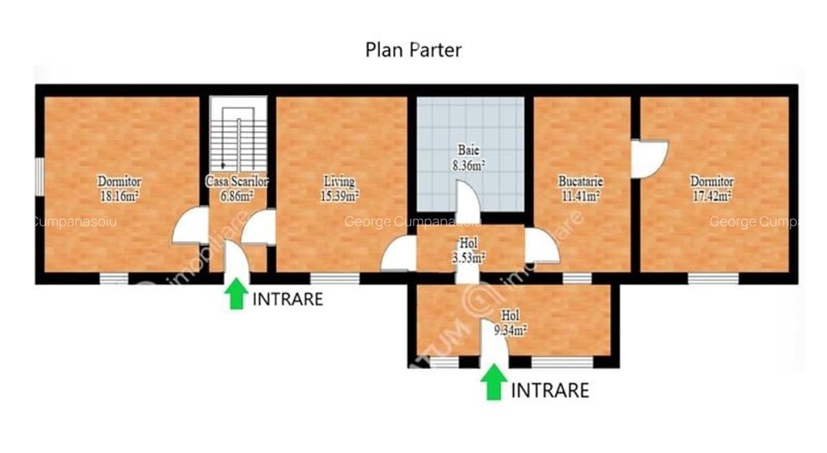 Casa individuala 5 camere piscina interioara teren 500 mp Turnisor - 9