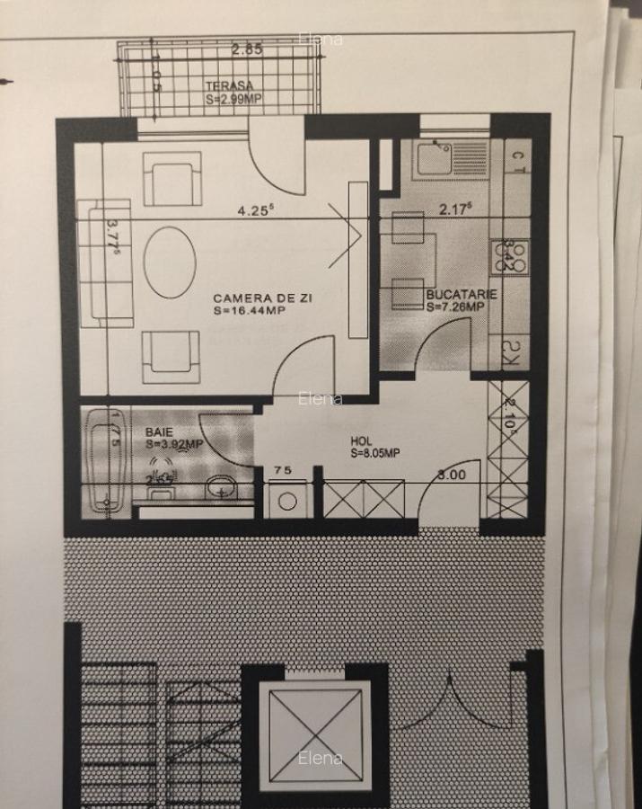 Garsoniera cu Gradina ?i Parcare Privata - 1