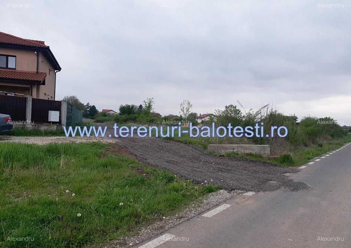 Lot teren Balotesti,langa case noi-50 m de asfalt 600mp - 14