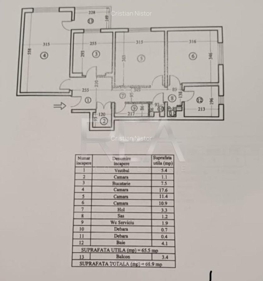 3 camere aproape de Parcul Sebastian - 14