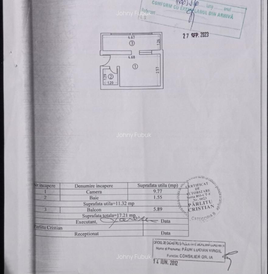 Vând garsonieră 17,21 mp Inel 2 - 5