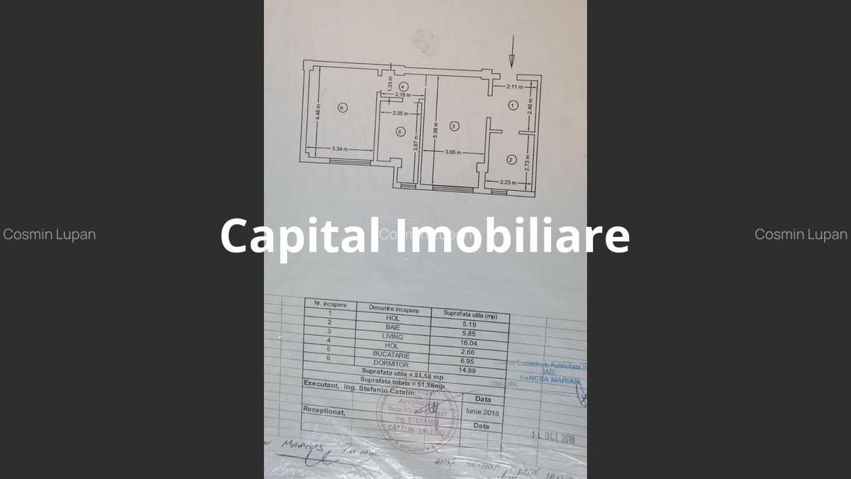 Apartament de vânzare, Valea Lupului - 52 mp, 2 camere - 8