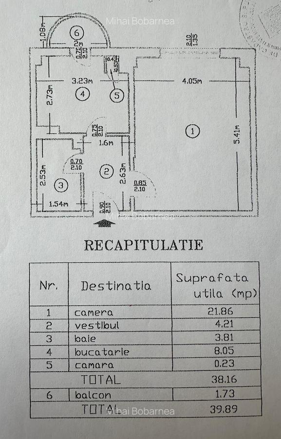 Garsonieră decomandată, mobilată în Panduri - 1