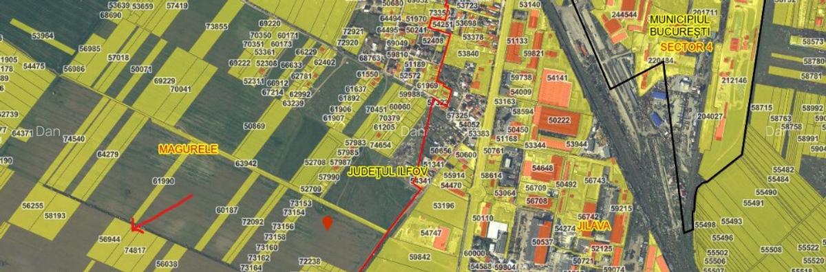Teren intravilan neimprejmuit CF 74818, 4451mp - 9