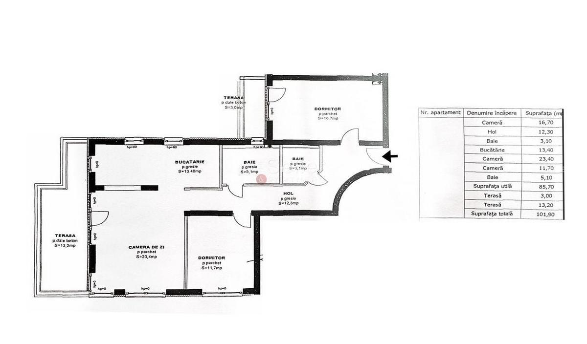 Apartament cu 3 camere decomandat, mobilat în Avantgarden - 8