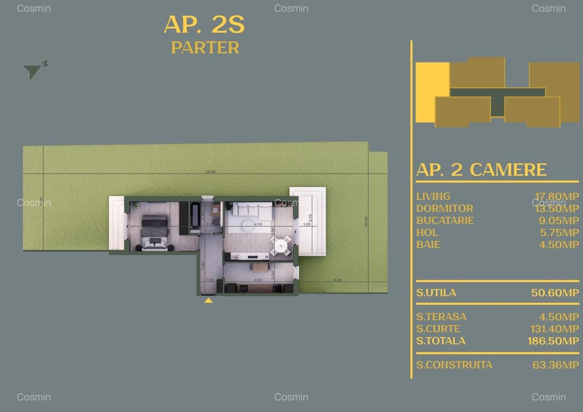 Apartament 2 camere Berceni - rate dezvoltator - 3 Apartament 2 camere Berceni - rate dezvoltator - 3