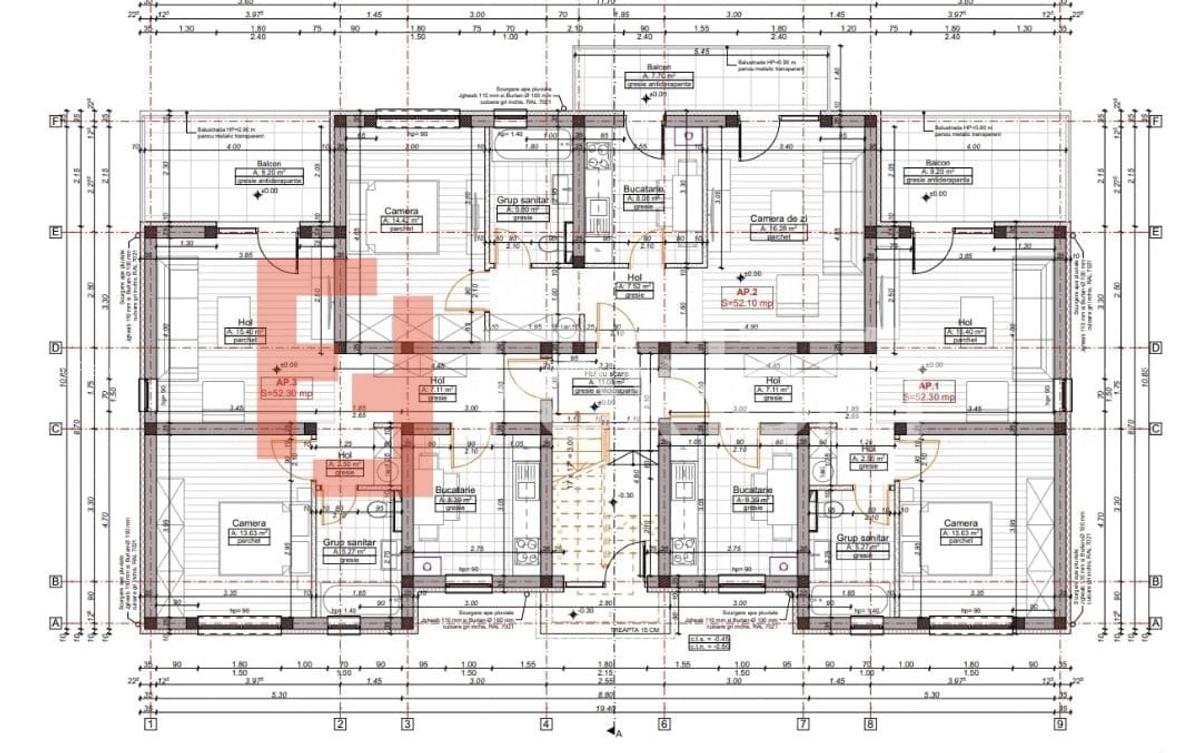 Apartament cu 2 camere la parter cu terasa, in Giroc - 2