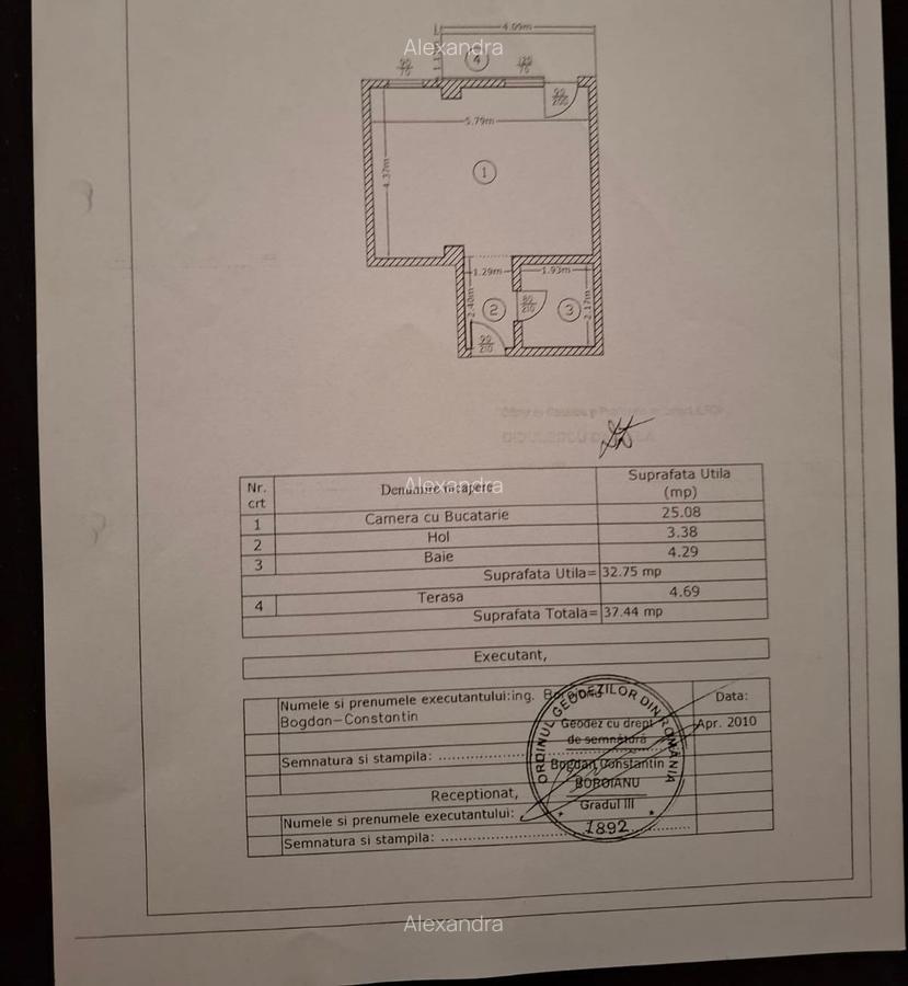 Garsoniera Militari Residence Ballroom 37.5MP Etaj 3 Mobilat - 15