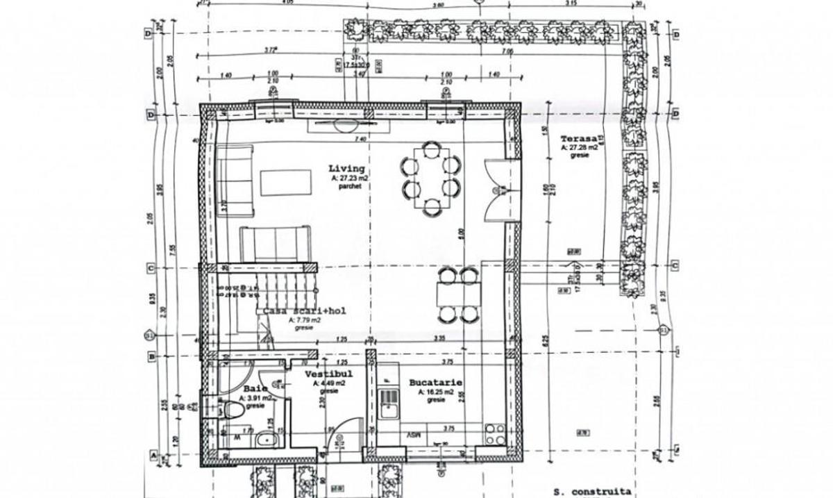 Casa premium cu 4 camere, parter + etaj + pod, constructie 2 - 7