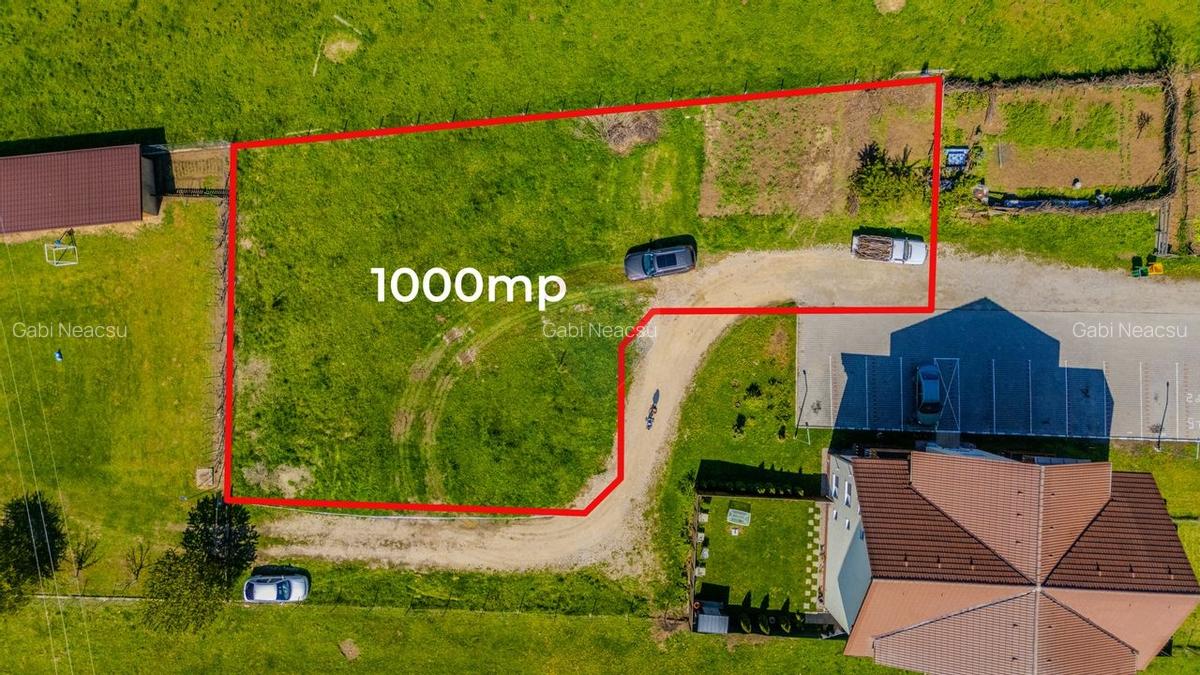 COMISION 0% Teren 1,000mp Rasnov / Intravilan/ Strada Ioan Slavici - 7