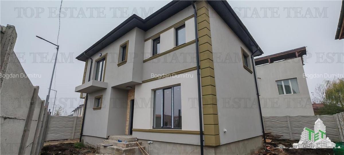 Vila cocheta, moderna, cu 4 camere si curte generoasa, toate utilitatile, Prelun - 1