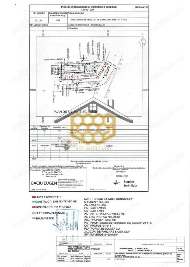 Casa la rosu P+1 in cartier Catargiu - Comision 0% - 5