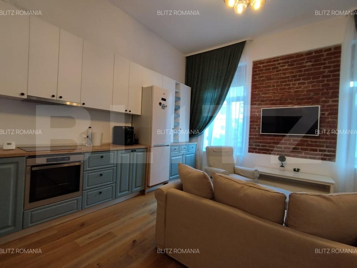 Apartament cu 2 camere semidecomandat, mobilat în Central - 3