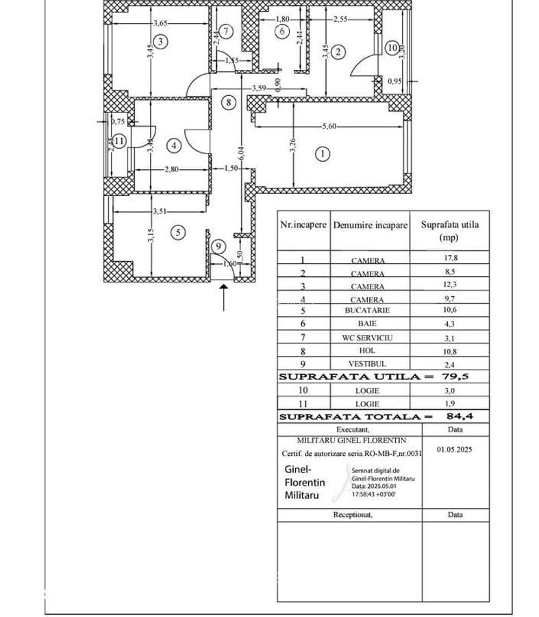 Apartament de vanzare 4 camere Dristor - 10