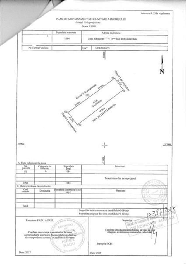 Teren construibil 1084 mp Ghercestilanga Craiova - 3