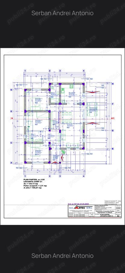Casa tip parter, la cheie, direct dezvoltator, Branesti - 3