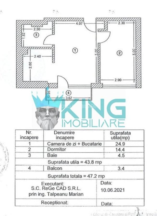Apartament cu 2 camere decomandat în Sisești - 6