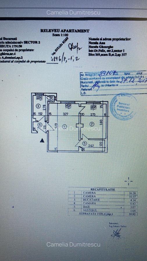 Apartament cochet cu 2 camere, complet renovat, în inima cartierului Floreasca - 21