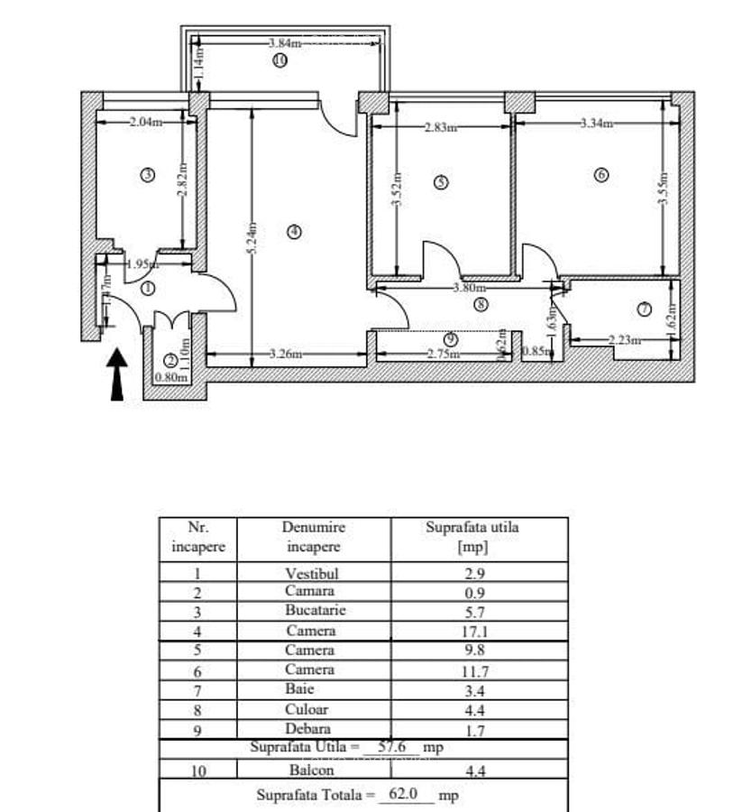 Oportunitate sub pretul pietii ! Apartament 3 camere Mihai Bravu-Bucur Obor - 7