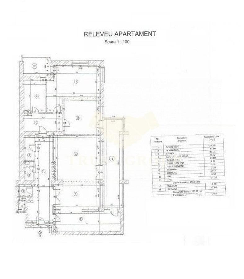 Apartament 3 camere Soseaua Nordului Linia 1 | loc de parcare si boxa | - 14