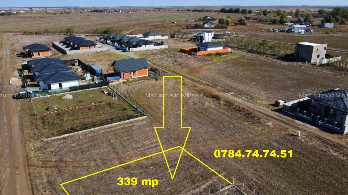 Teren cu gaz si curent - comuna Berceni - 4