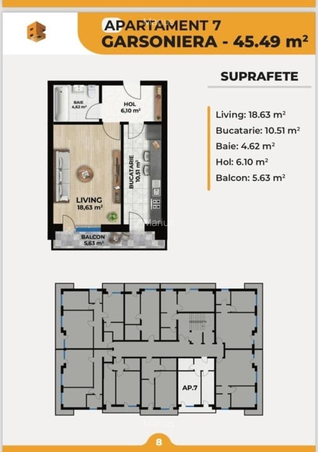 Apartamente 2/3/4 camere cu locuri de parcare incluse in bloc nou PREMIUM - 2