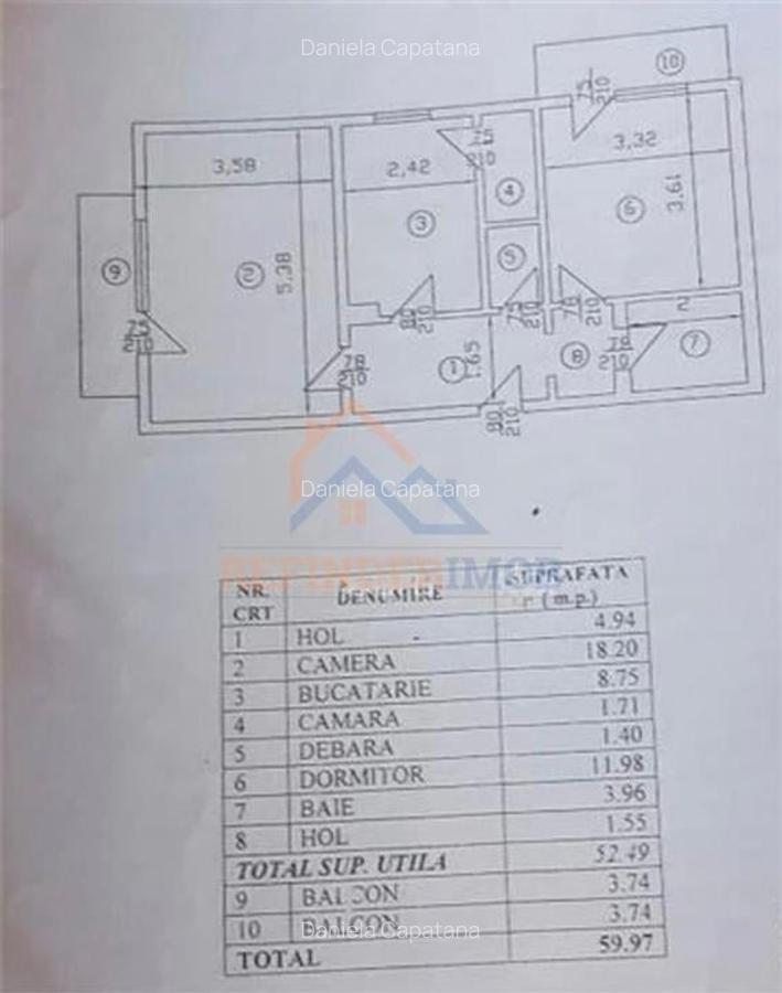Vanzare apartament 2 camere zona Gorjului - 6