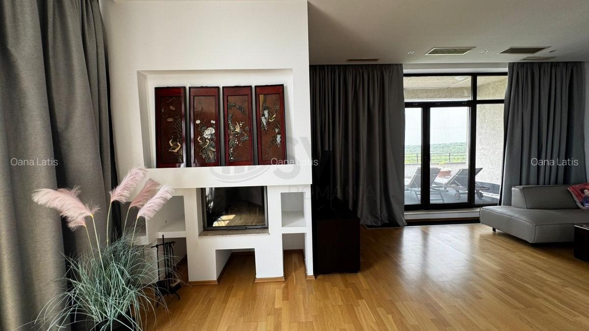 REA1024143 Penthouse spectaculos cu terasa de 360 mp si vedere spre padure l de - 19