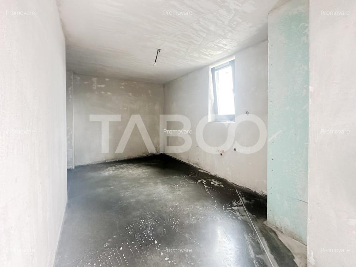 De vanzare duplex 200 mp utili semifinisat cu garaj in Floresti - 8