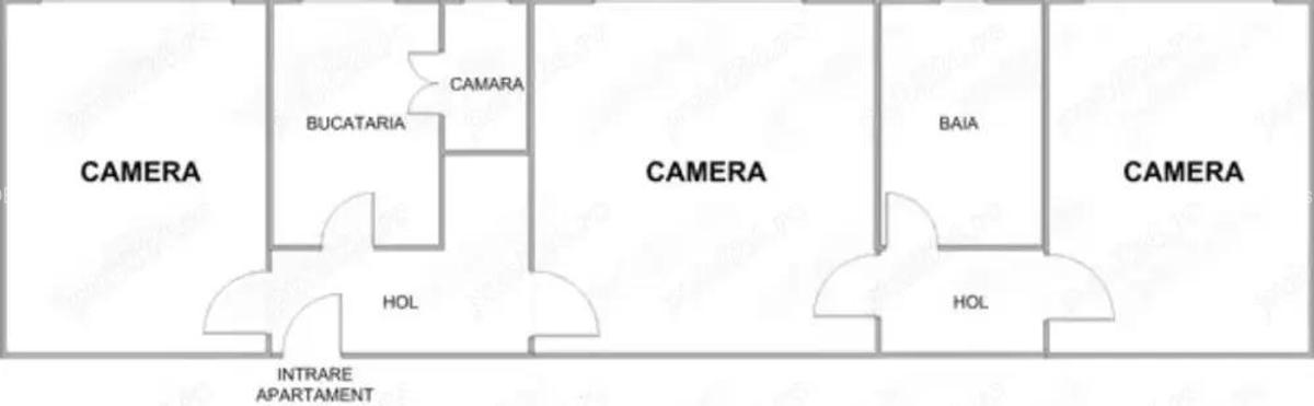 De vanzare apartament 3 camere central Pia?a 700 - 6