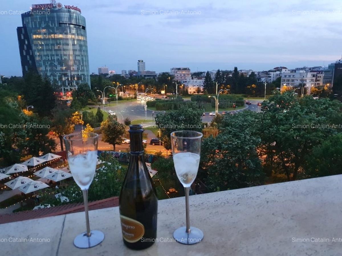 Penthouse triplex,lux,terasa 65 mp pozitie unica Aviatorilor lift privat+office - 8