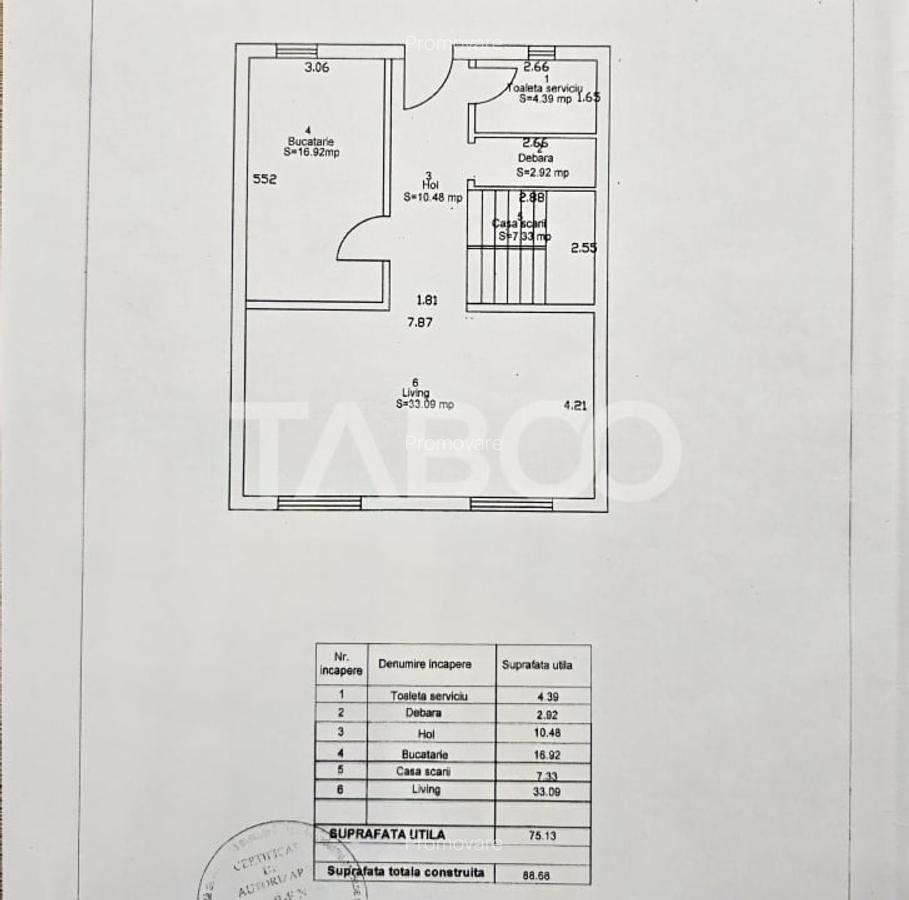 Casa moderna de vanzare mobilata 147 mpu teren 234 mp Selimbar Sibiu - 23