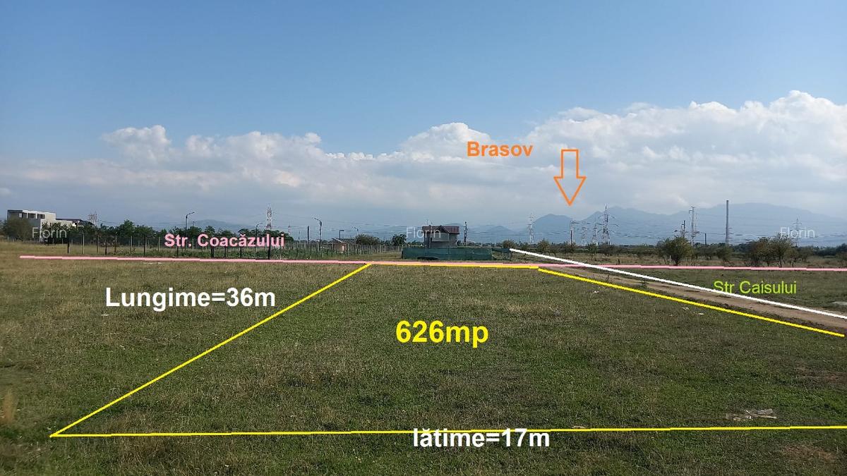 Vand 626mp teren intravilan Sanpetru zona Livada - 2