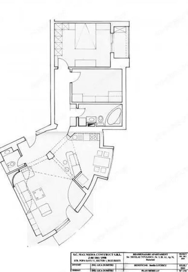 Apartament 3 camere, 83 mp, mobilat modern, ultacentral Piata Victoriei - 16