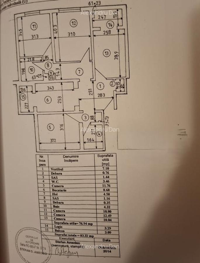 Apartament 4 camere-zona Margeanului / Calea Rahovei - 14