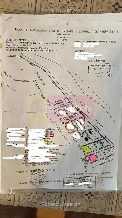 Berevoiesti / AG - teren 800 mp de vz in zona pensiunii Perla Rausor - 3