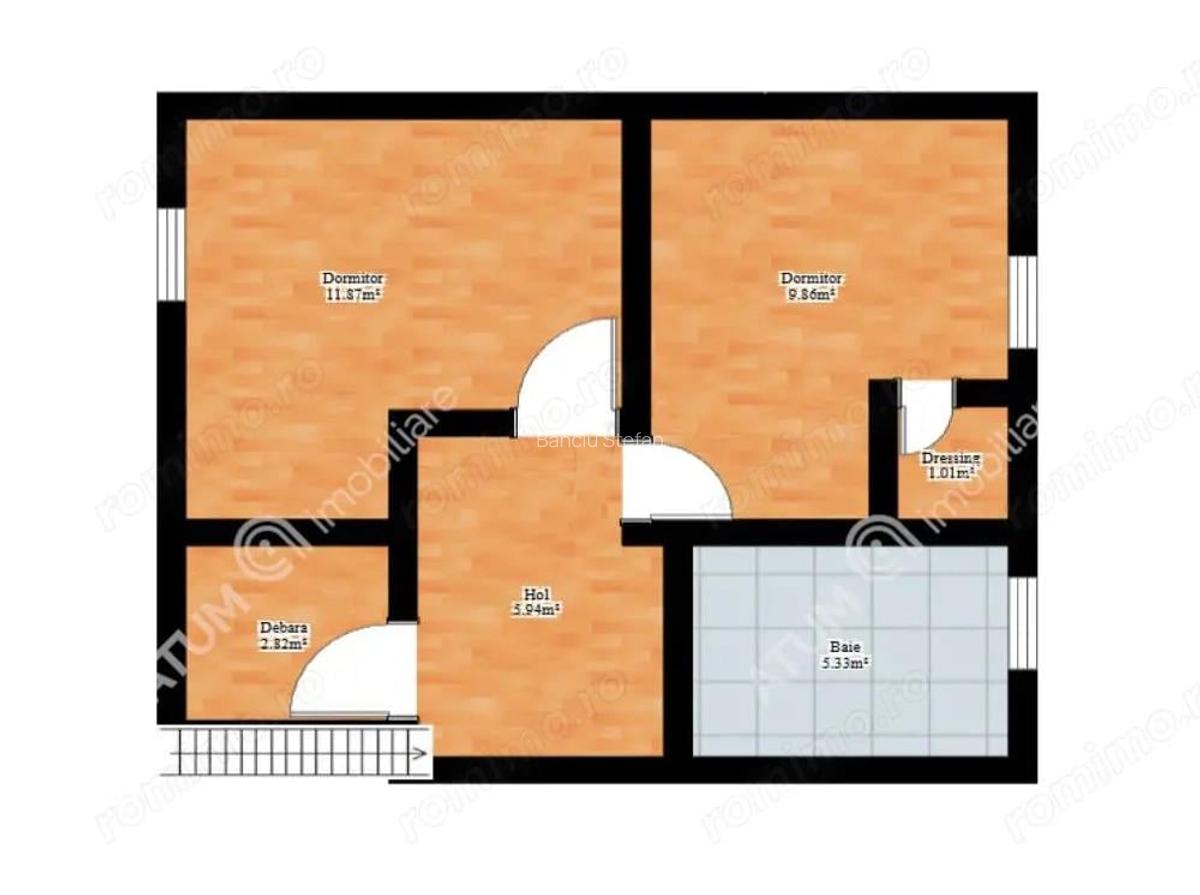 Apartament 3 camere decomandate balcon zona Calea Poplacii Sibiu - 8