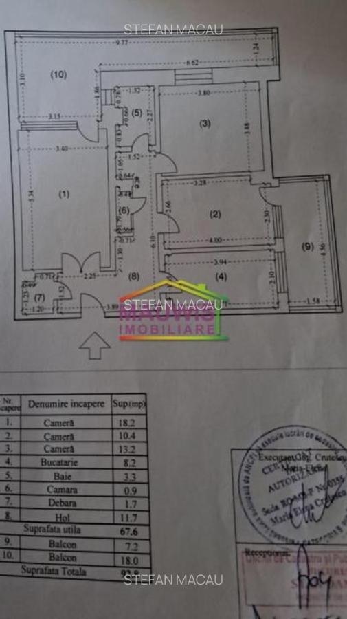 10 min metrou Iancului 3 camere decomandat etaj 2 / 10 bloc reabilitat - 1