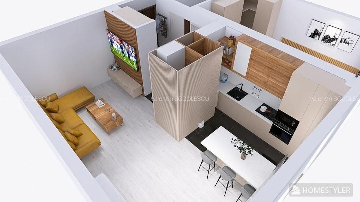 Apartament cu 2 camere decomandat în Lipovei - 5