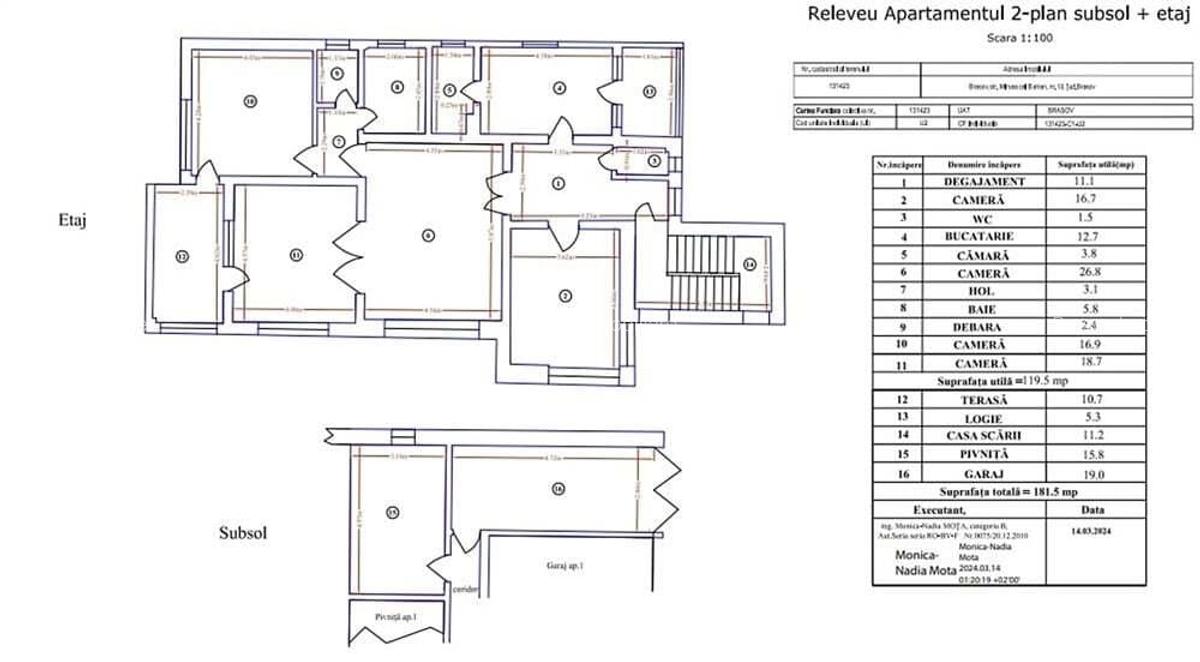 Vila cu 2 apartamente spatioase si teren de 670 mp. - 3