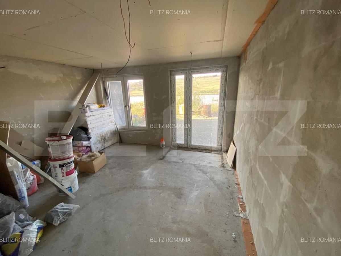 Oportunitate! Casa unifamiliala semifinisata, P+M, 100 mp utili vedere la lac - 3