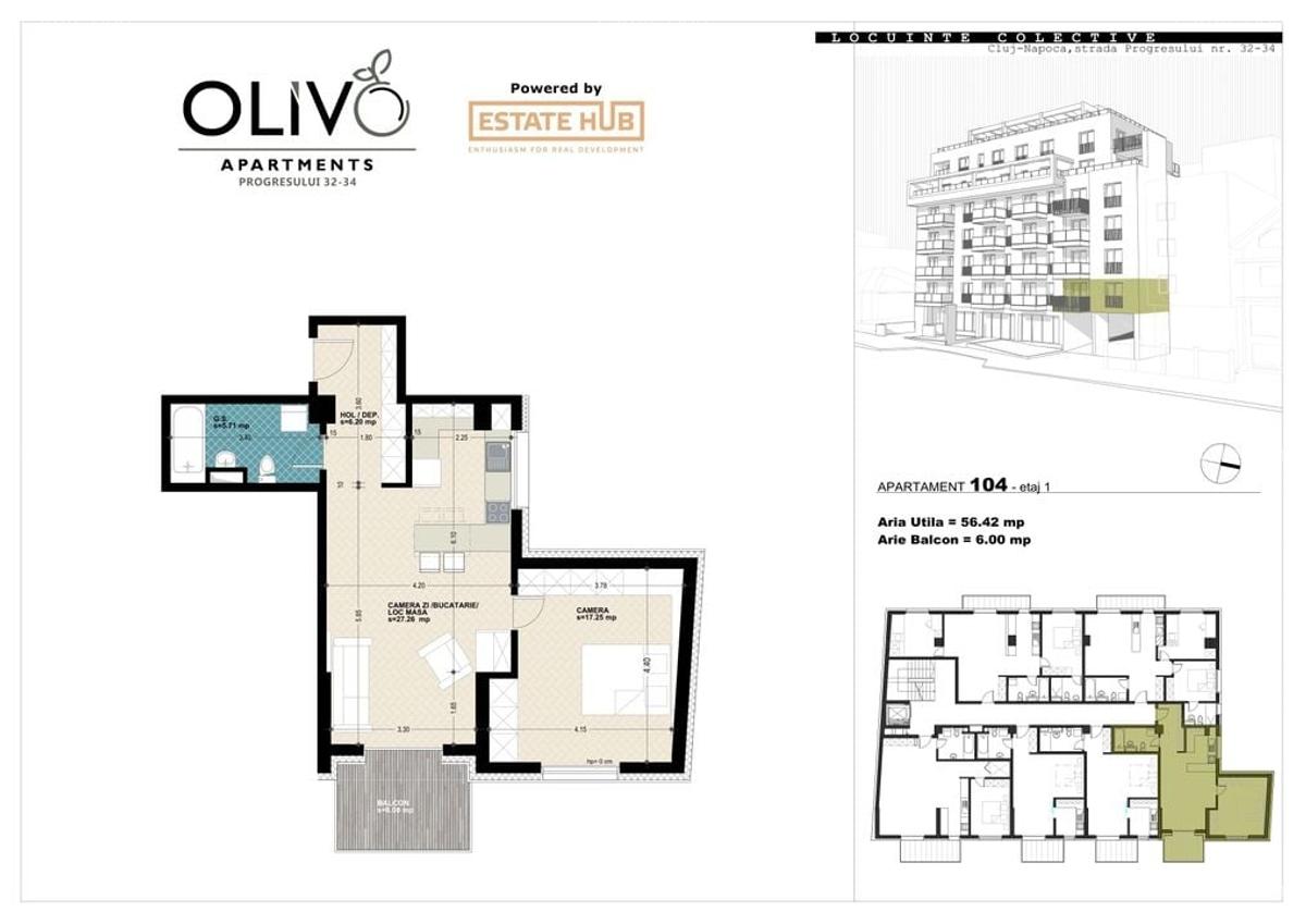 Apartament cu 2 camere semidecomandat în Semicentral - 5
