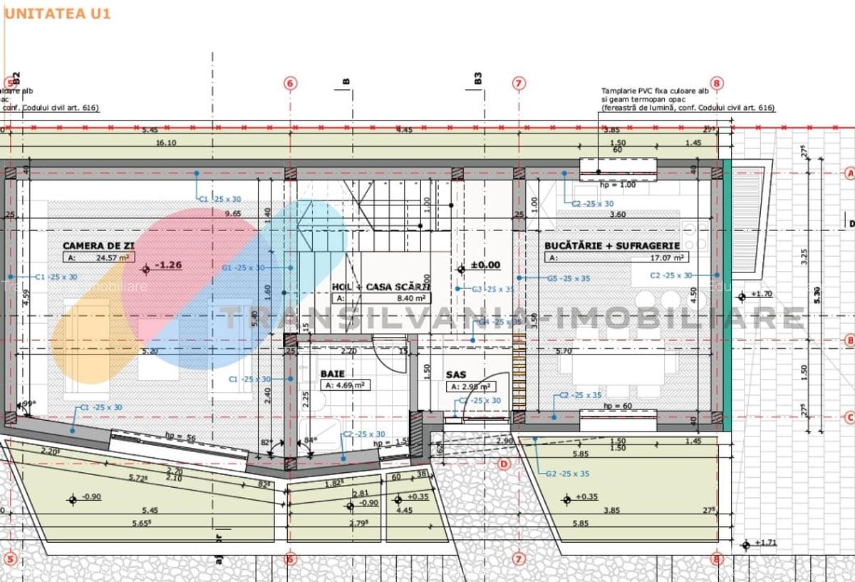 Casa cuplata moderna, 160 mp utili, semifinisata, curte amenajata - 6