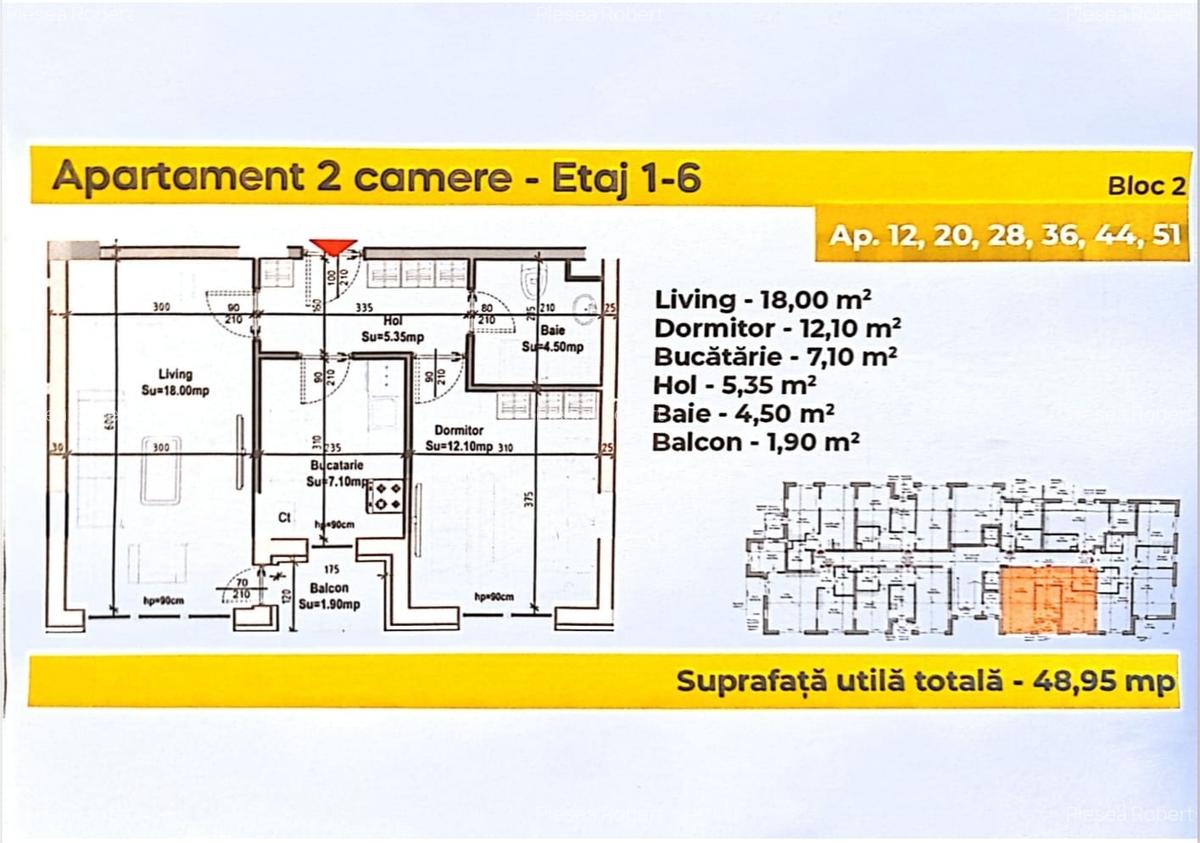 Berceni Sf. Brancoveni - 2 Camere decom, bloc nou 2025, in constructie - 2